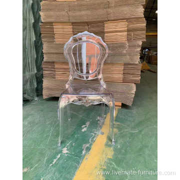 Stacking Clear Resin Hotel Furniture Plastic Chiavari Chair